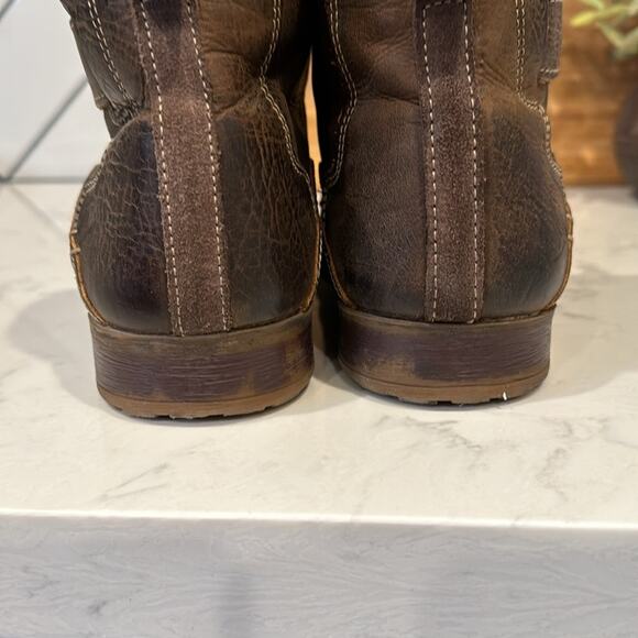 Type Z Harvey brown leather broken in manly rugged street wear office hipster 10 - Picture 3 of 10